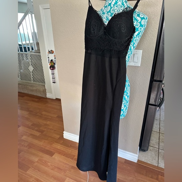 Black Lace Y2K Dress. Dark romance. Perfect for fall - Picture 1 of 8